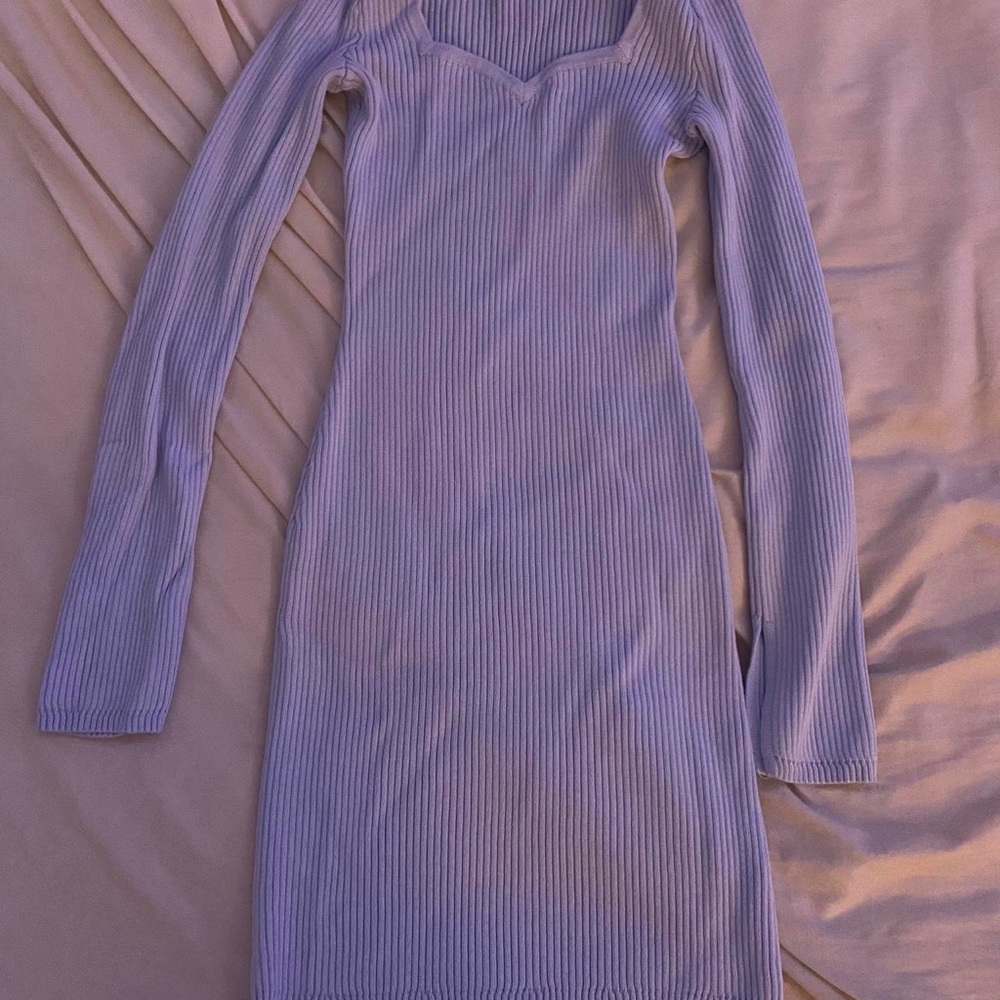 Hollister ribbed long sleeved dress